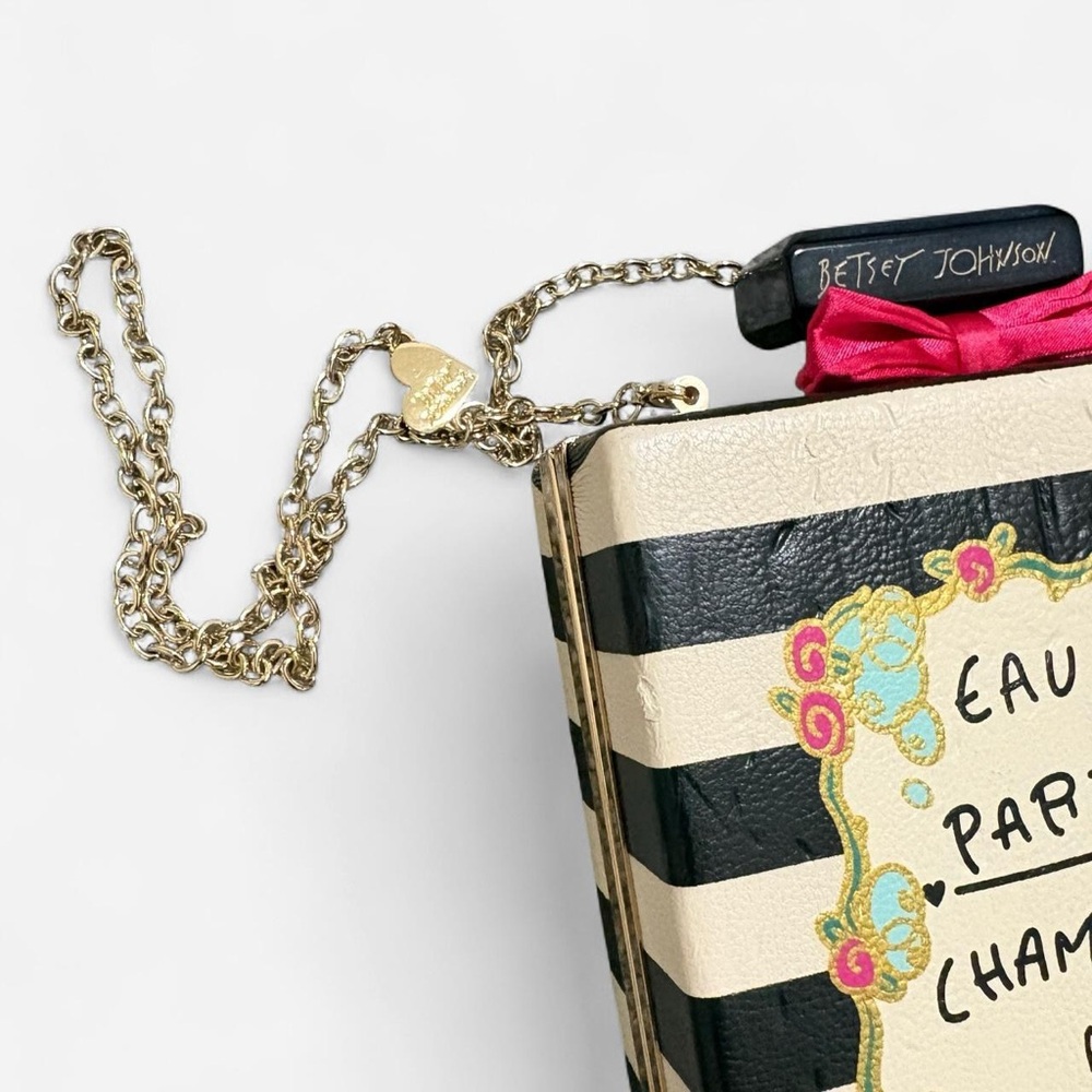 Betsey Johnson Striped Perfume Crossbody Bag - Picture 5 of 5